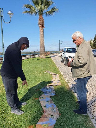 Faro Fishermen's Memorial, Portugal — work 14